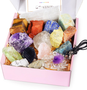 Raw Chakra Stones Set