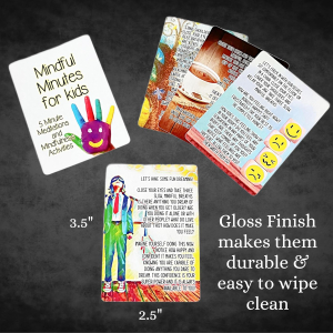 Mindfulness, Meditation, and Affirmation Activity Cards for Kids and Teens – Quick Daily Mindful Practice in 5 Minutes or Less