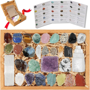 crystals and stones set